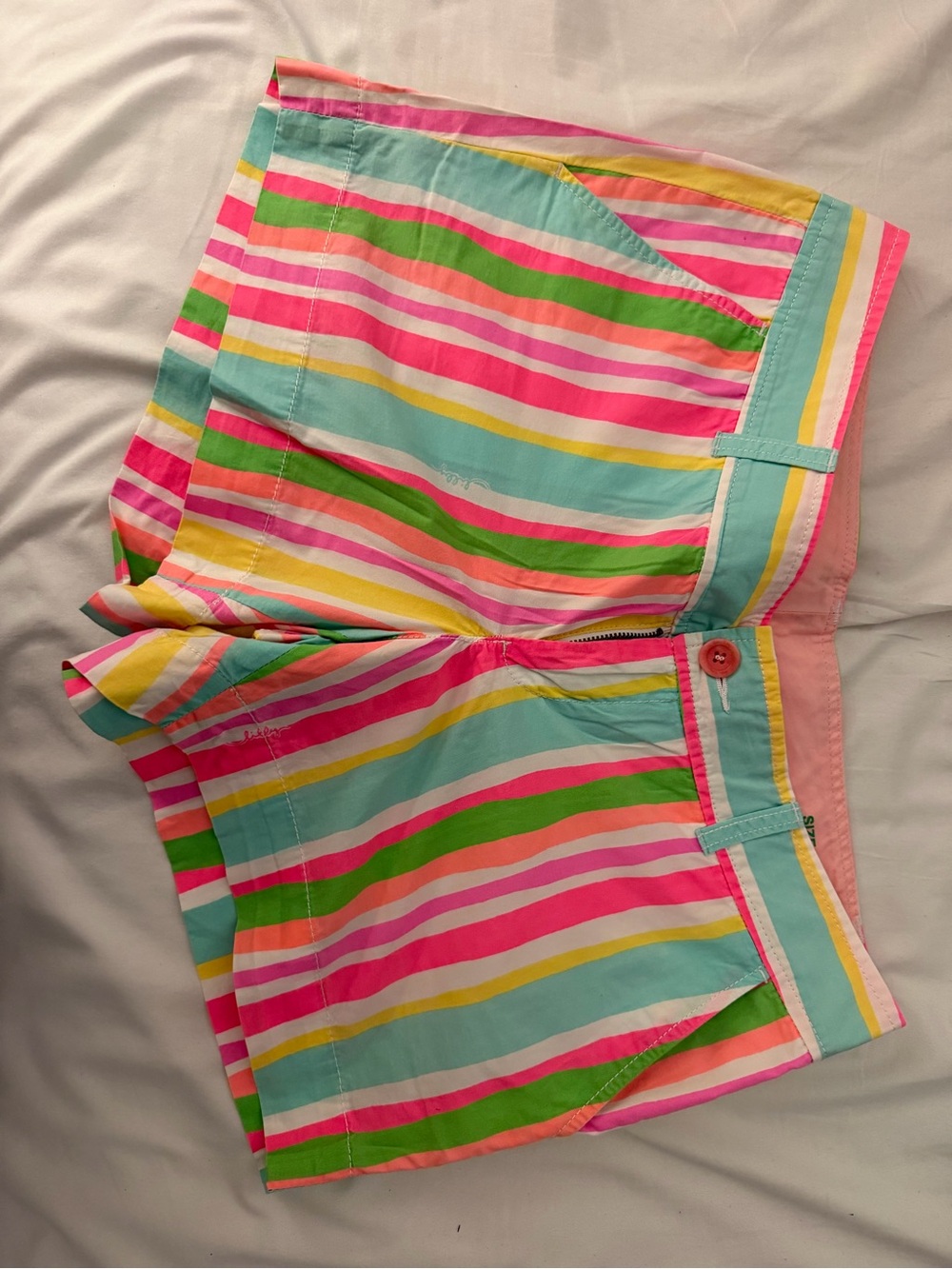 Lilly Pulitzer Striped Multi-Color Cotton Shorts